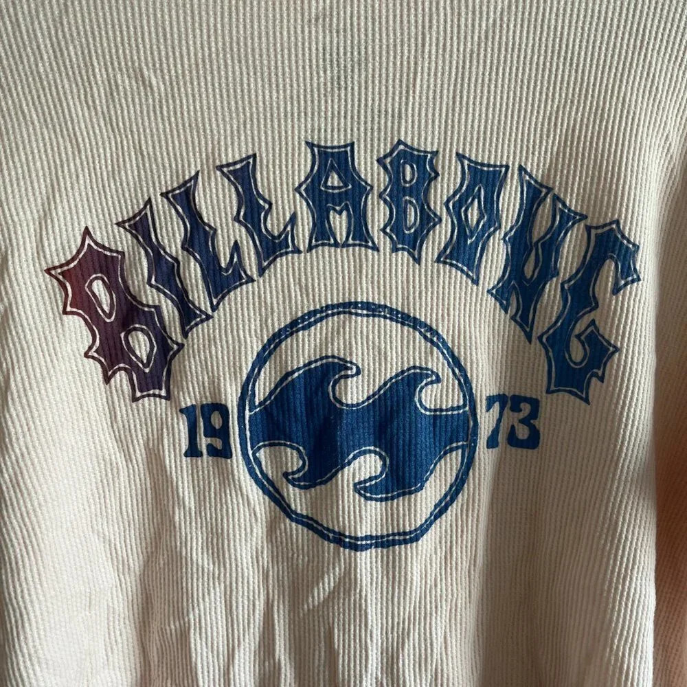 BILLABONG ~ Cream Waffle Knit Crop Top - Picture 6 of 6